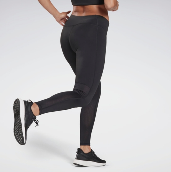 XS Reebok Run Tight Leggings - Picture 2 of 5